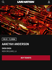 live nation - amanya anderson - screenshot